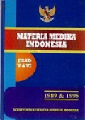 Materia Medika Indonesia