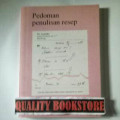 Pedoman Penulisan Resep