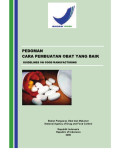 Petunjuk Operasional Cara Pembuatan Obat Tradisional yang Baik
