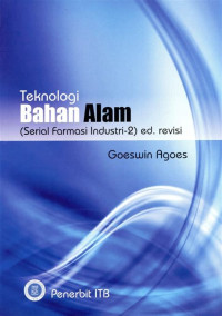 TEKNOLOGI BAHAN ALAM